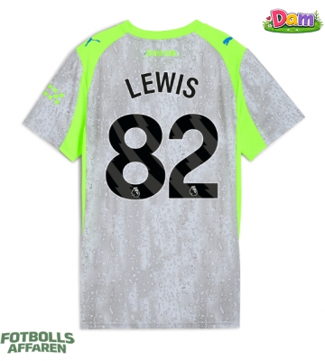 Manchester City Rico Lewis #82 Tredje Tröja Kvinnor 2025-26 Kortärmad